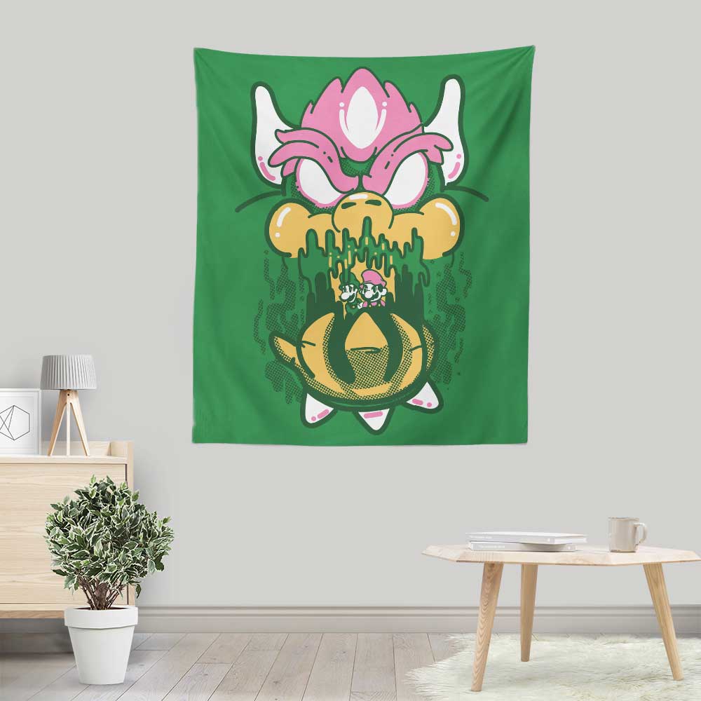 Captured Plumber - Wall Tapestry
