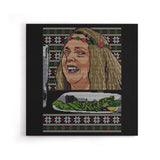 Carol Yelled at Sweater - Canvas Print