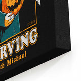 Carving with Michael - Canvas Print