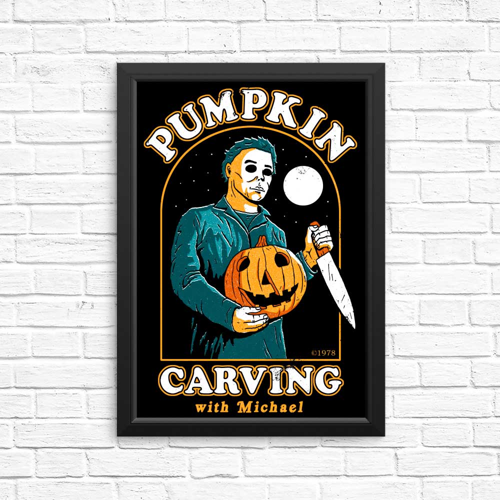 Carving with Michael - Posters & Prints