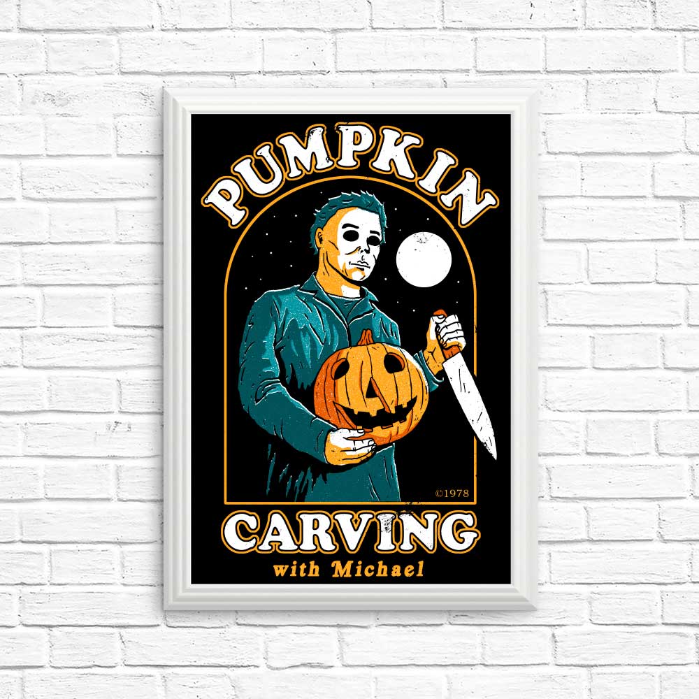Carving with Michael - Posters & Prints