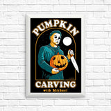 Carving with Michael - Posters & Prints