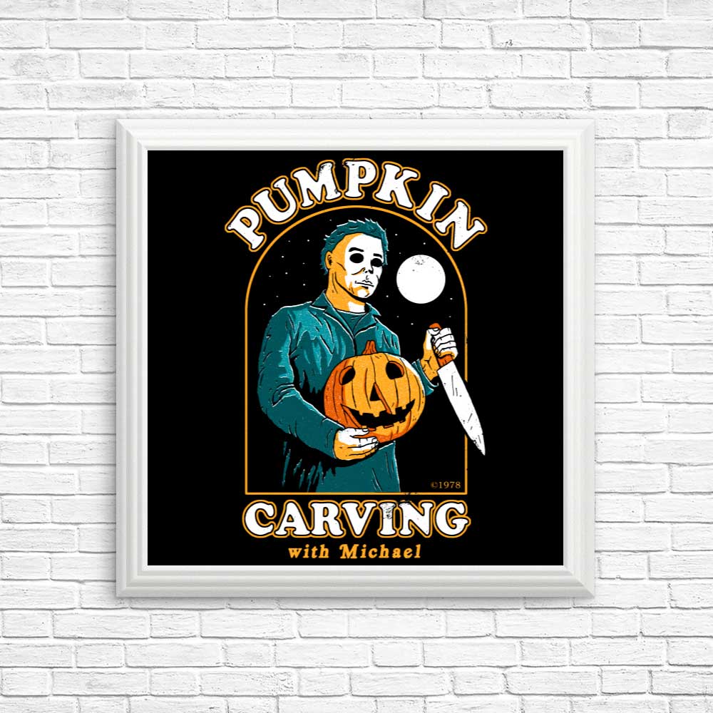 Carving with Michael - Posters & Prints