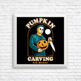 Carving with Michael - Posters & Prints