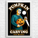 Carving with Michael - Posters & Prints