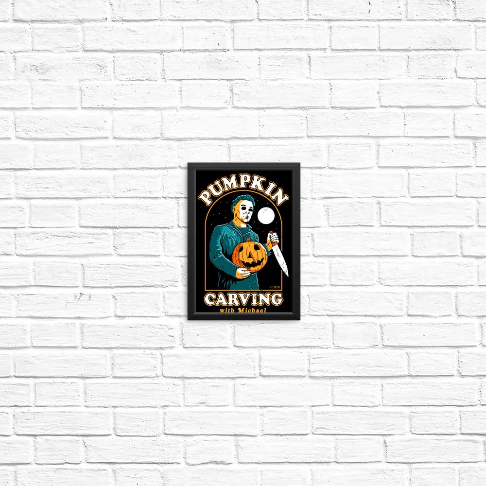 Carving with Michael - Posters & Prints