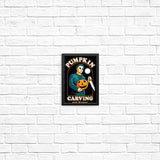 Carving with Michael - Posters & Prints