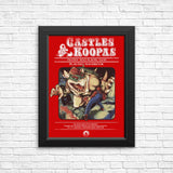 Castles and Koopas - Posters & Prints
