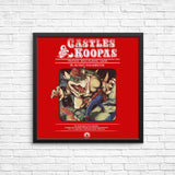 Castles and Koopas - Posters & Prints
