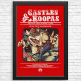 Castles and Koopas - Posters & Prints