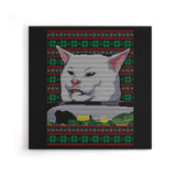 Cat Yelled at Sweater - Canvas Print