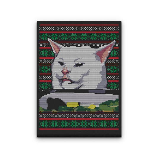 Cat Yelled at Sweater - Canvas Print