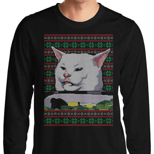 Cat Yelled at Sweater - Long Sleeve T-Shirt