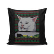 Cat Yelled at Sweater - Throw Pillow