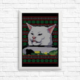 Cat Yelled at Sweater - Posters & Prints