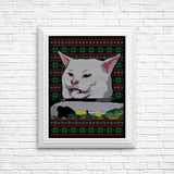 Cat Yelled at Sweater - Posters & Prints