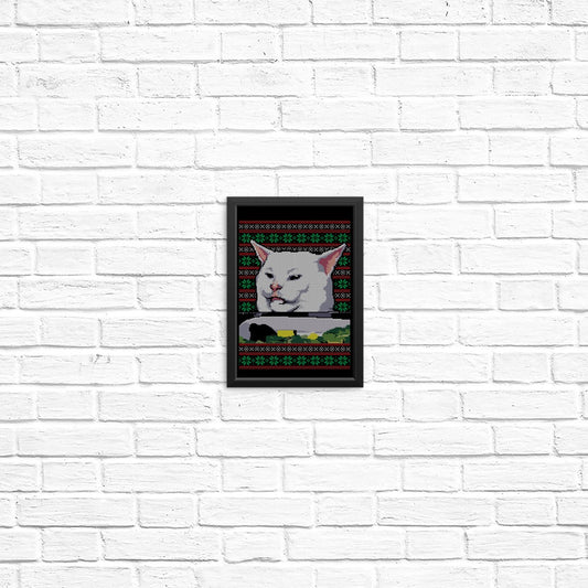 Cat Yelled at Sweater - Posters & Prints