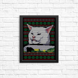Cat Yelled at Sweater - Posters & Prints