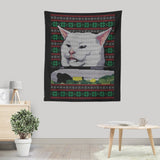 Cat Yelled at Sweater - Wall Tapestry