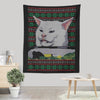 Cat Yelled at Sweater - Wall Tapestry