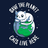Cats Live Here - Women's Apparel