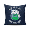 Cats Live Here - Throw Pillow