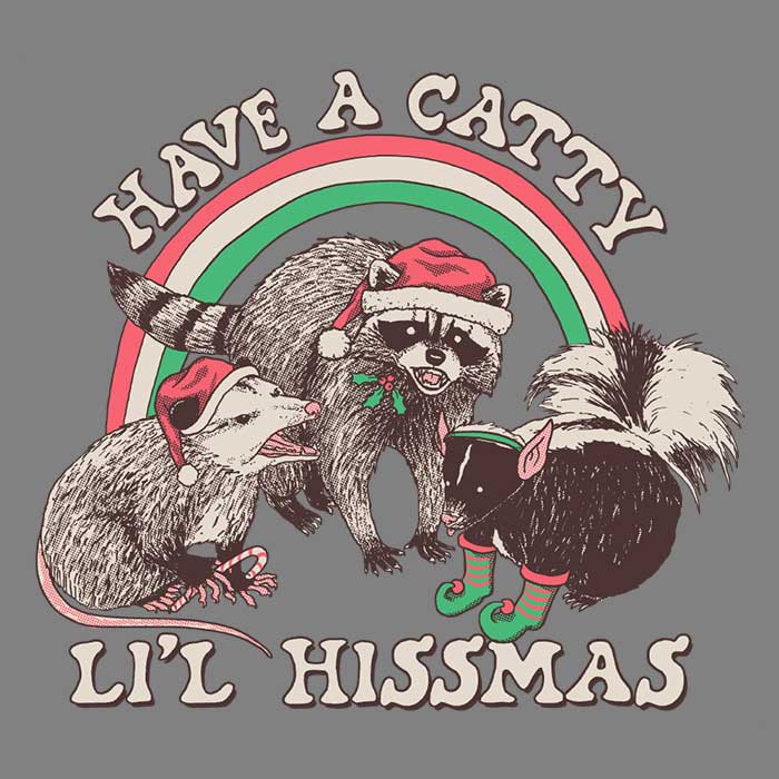 Catty Li'l Hissmas - Men's Apparel