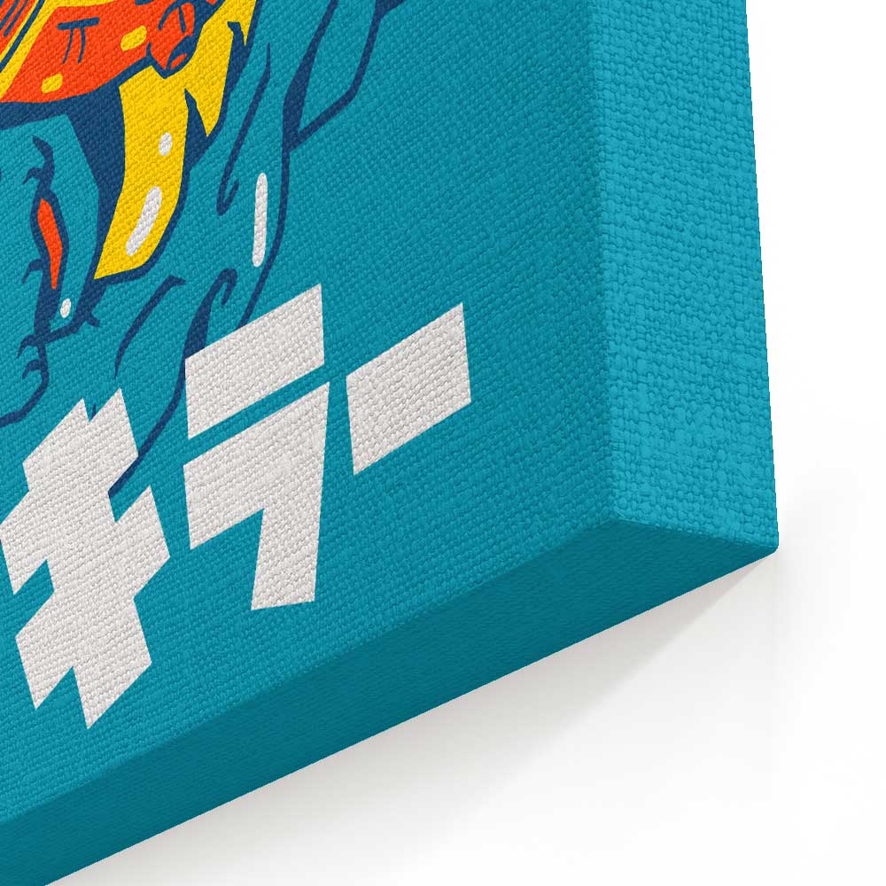 Cave Fighter - Canvas Print