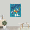Cave Fighter - Wall Tapestry