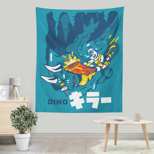 Cave Fighter - Wall Tapestry