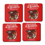 Caverns and Rabbits - Coasters