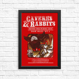 Caverns and Rabbits - Posters & Prints