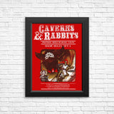 Caverns and Rabbits - Posters & Prints