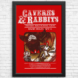 Caverns and Rabbits - Posters & Prints