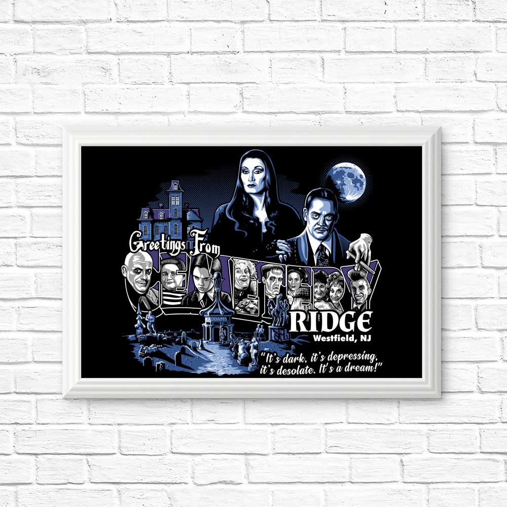 Cemetery Ridge Poster Cemetery Ridge - Posters & Prints – Once Upon a Tee