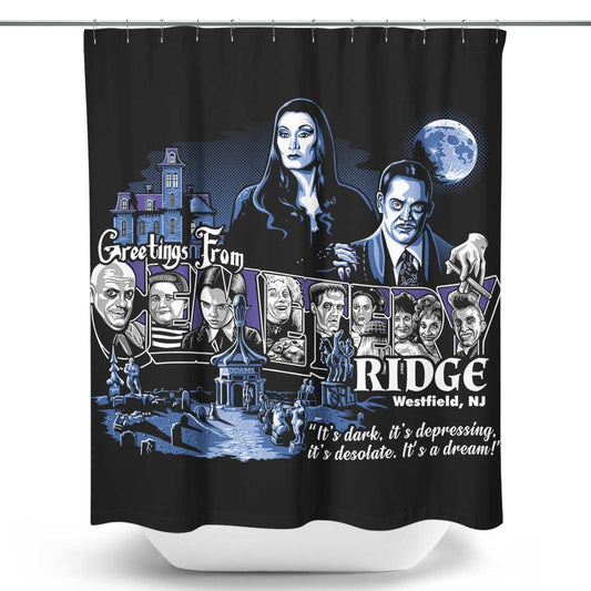 Cemetery Ridge - Shower Curtain