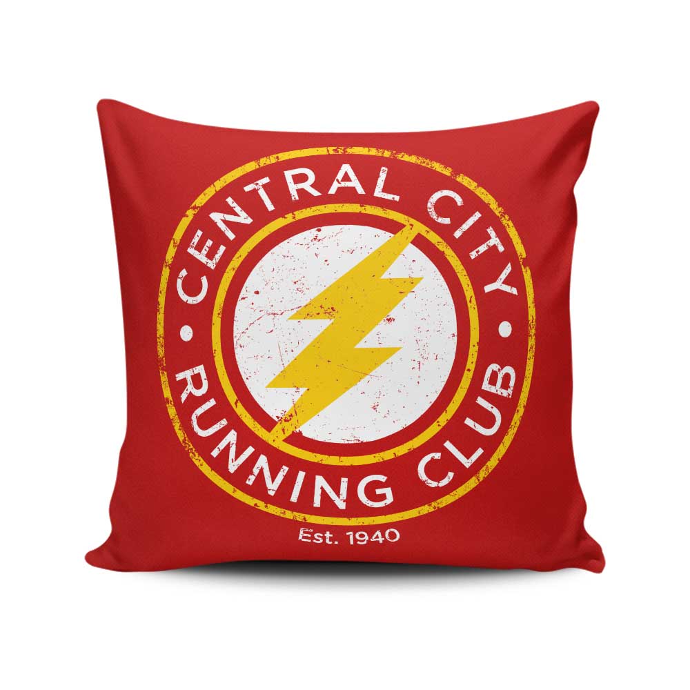 Central City Running Club - Throw Pillow