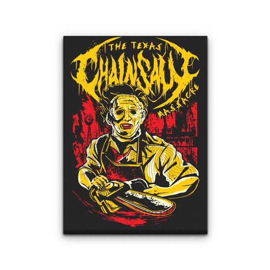 Chainsaw Album - Canvas Print