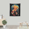 Chainsaw Silhouette - Wall Tapestry