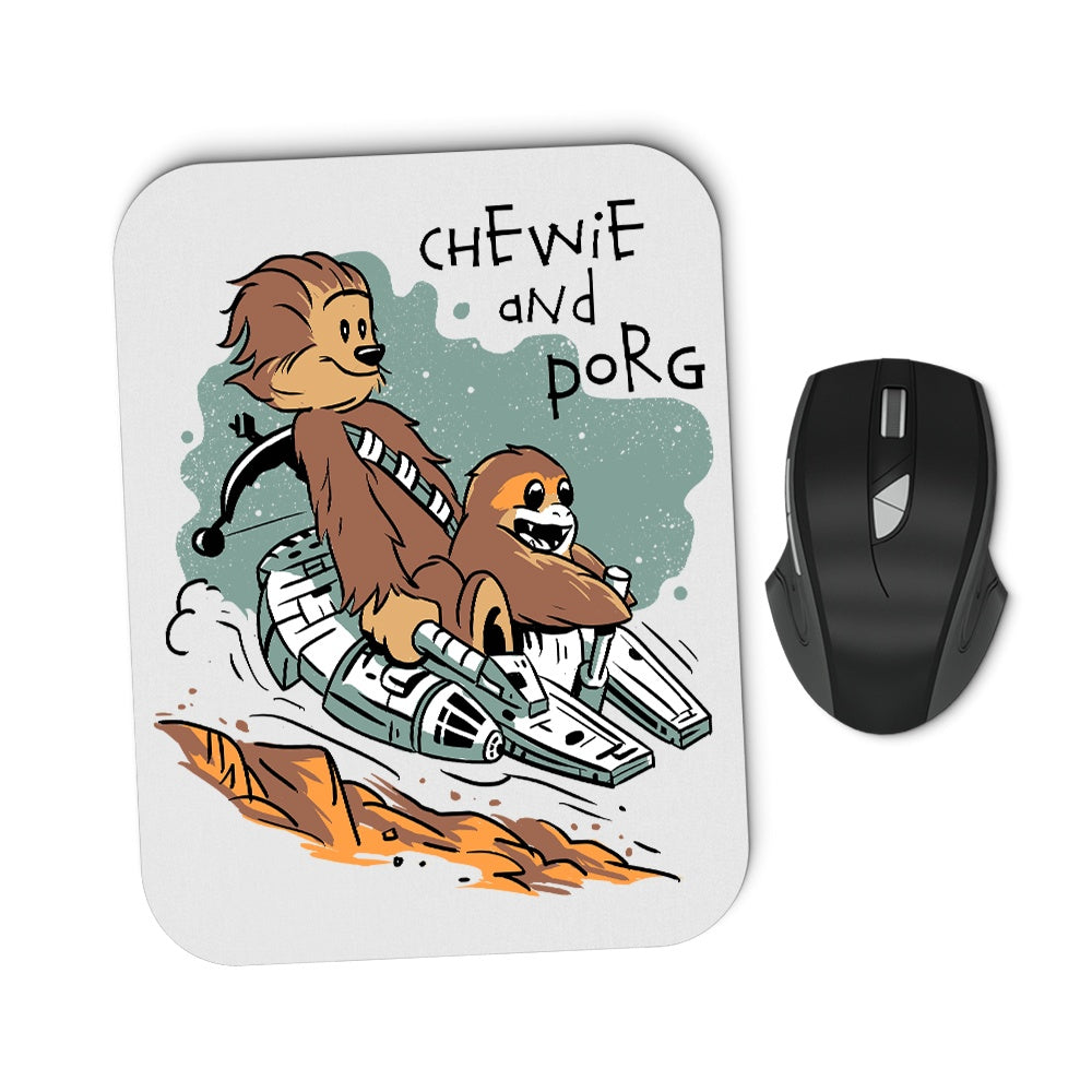 Chewie and Porg - Mousepad