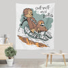 Chewie and Porg - Wall Tapestry