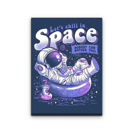 Chilling in Space - Canvas Print