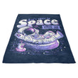 Chilling in Space - Fleece Blanket