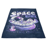 Chilling in Space - Fleece Blanket