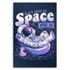 Chilling in Space - Metal Print
