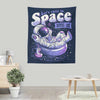 Chilling in Space - Wall Tapestry