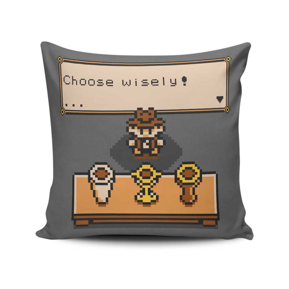 Choose Your Grail - Throw Pillow