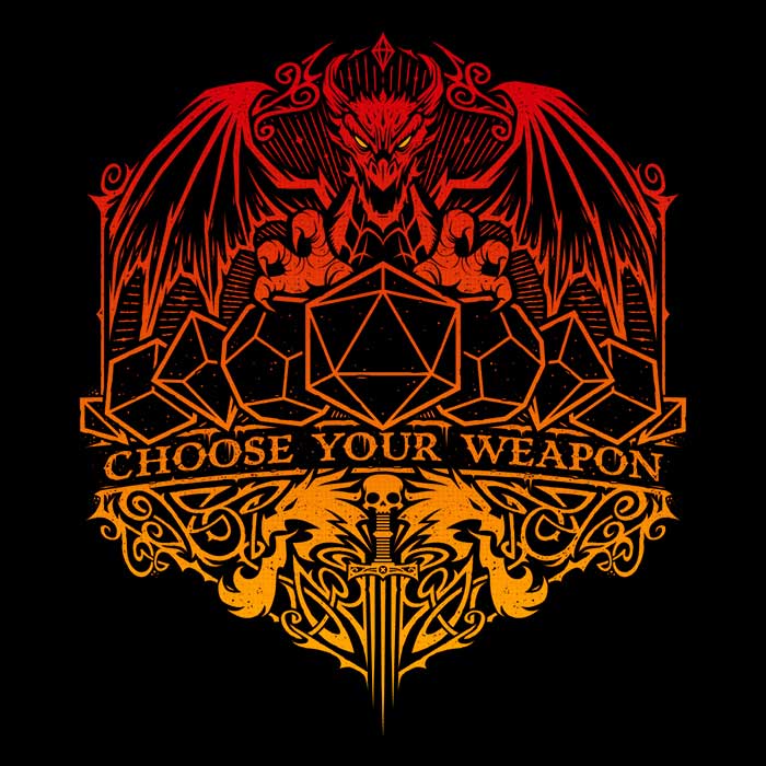 Choose Your Weapon - Throw Pillow