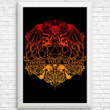 Choose Your Weapon - Posters & Prints