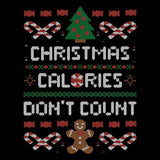 Christmas Calories Don't Count - Throw Pillow